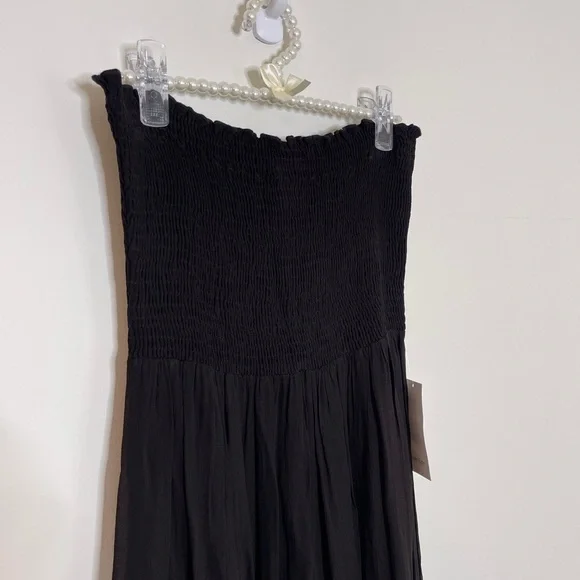 Karen Kane Smocked Semi Sheer Maxi Dress - Picture 7 of 7
